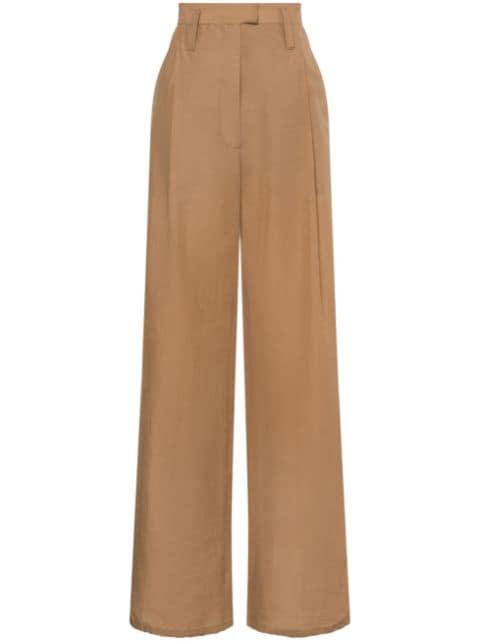 high-waist wide-leg trousers by PHILOSOPHY DI LORENZO SERAFINI