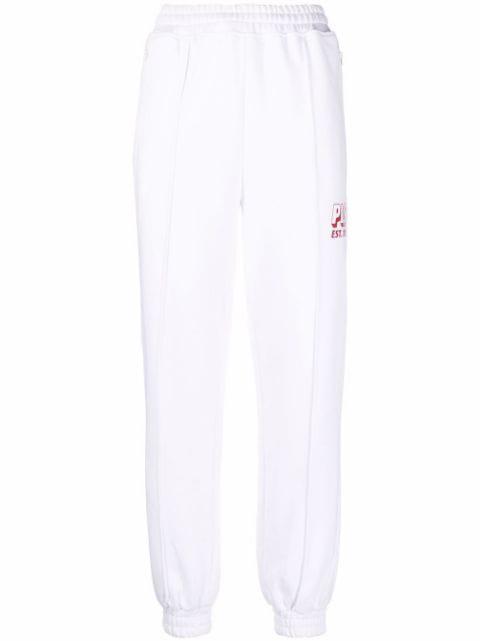 logo-print cotton joggers by PHILOSOPHY DI LORENZO SERAFINI