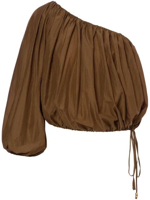 one-shoulder blouse by PHILOSOPHY DI LORENZO SERAFINI