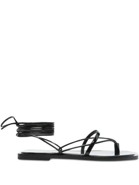 patent-finish sandals by PHILOSOPHY DI LORENZO SERAFINI