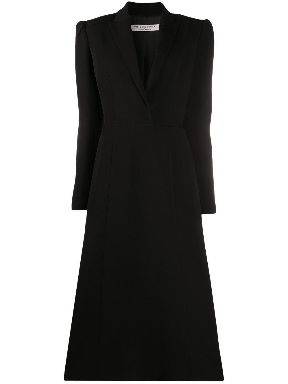 peak lapels flared dress by PHILOSOPHY DI LORENZO SERAFINI