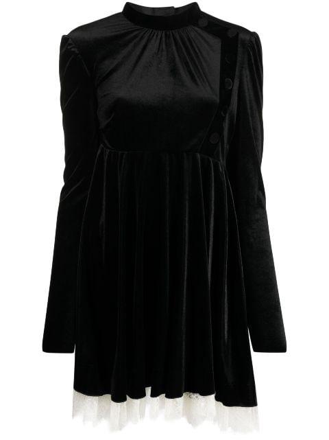 pleated velvet dress by PHILOSOPHY DI LORENZO SERAFINI