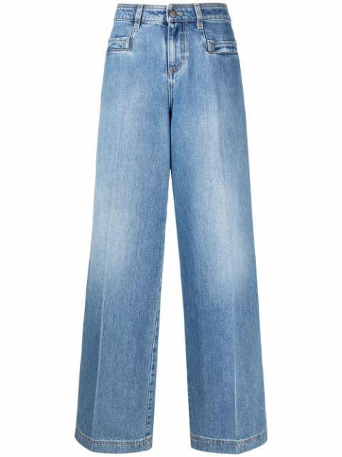 pressed-crease wide-leg jeans by PHILOSOPHY DI LORENZO SERAFINI