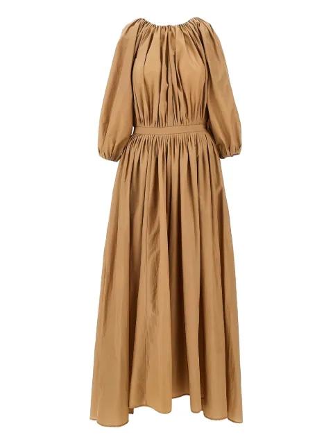 puff-sleeve maxi dress by PHILOSOPHY DI LORENZO SERAFINI