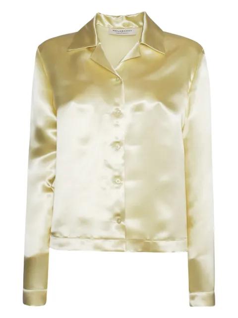 satin long-sleeve shirt by PHILOSOPHY DI LORENZO SERAFINI