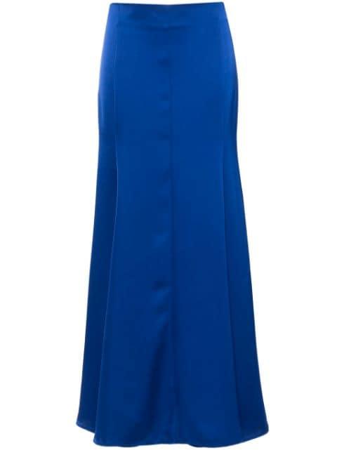 satin maxi flared skirt by PHILOSOPHY DI LORENZO SERAFINI