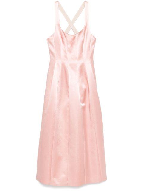 satin midi dress by PHILOSOPHY DI LORENZO SERAFINI