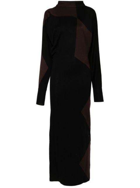 scoop-back knitted maxi dress by PHILOSOPHY DI LORENZO SERAFINI