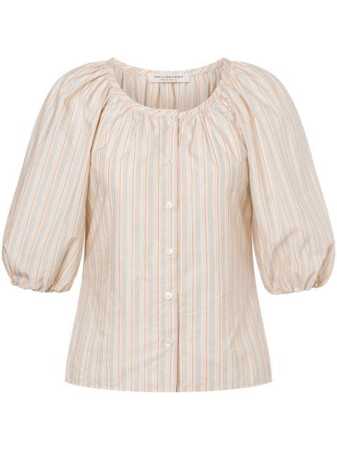 striped blouse by PHILOSOPHY DI LORENZO SERAFINI