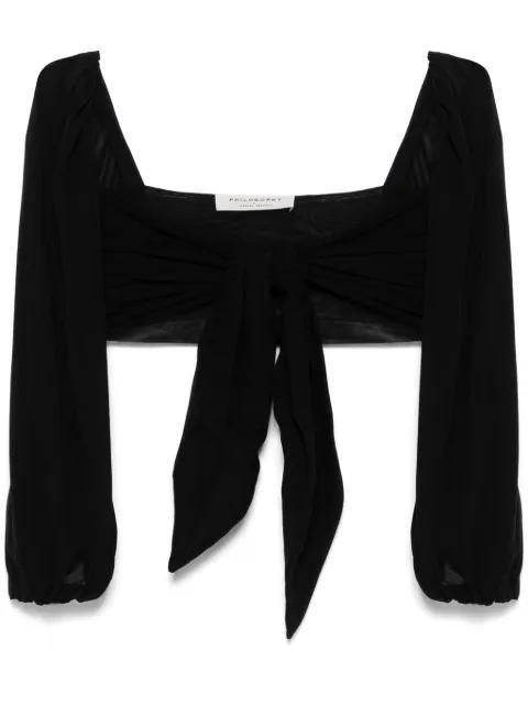 sweetheart-neck top by PHILOSOPHY DI LORENZO SERAFINI
