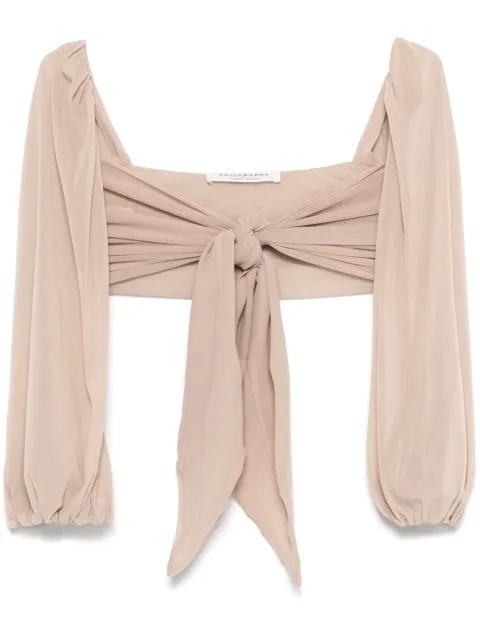 sweetheart-neck top by PHILOSOPHY DI LORENZO SERAFINI