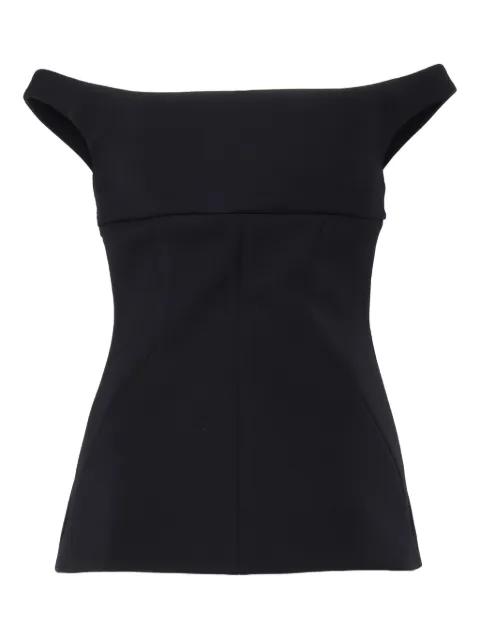 sweetheart-neckline blouse by PHILOSOPHY DI LORENZO SERAFINI