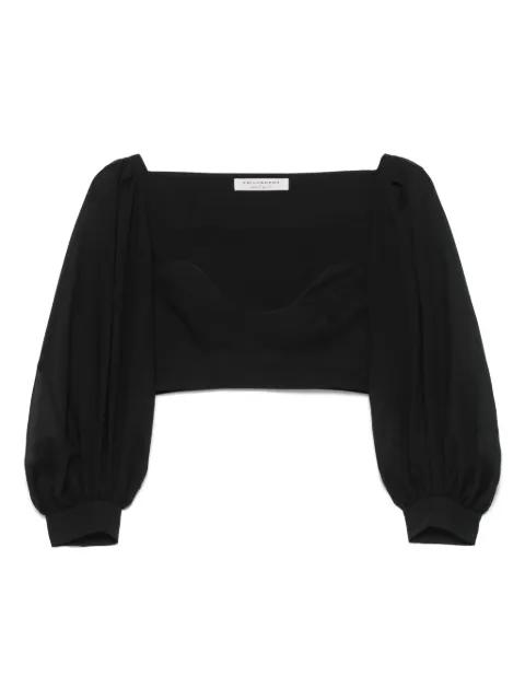 voile crop top by PHILOSOPHY DI LORENZO SERAFINI