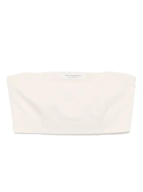 voile crop top by PHILOSOPHY DI LORENZO SERAFINI