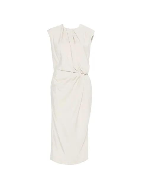 twisted-design midi dress by PHISIQUE DU ROLE