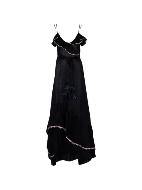 ruffled-trim dress by PHO FIRENZE