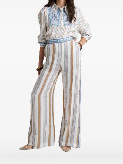 striped-pattern shirt by PHO FIRENZE