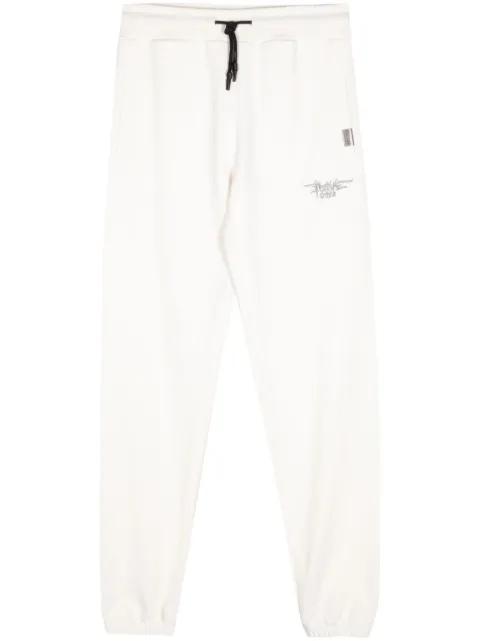 tapered-leg cotton track pants by PHOBIA