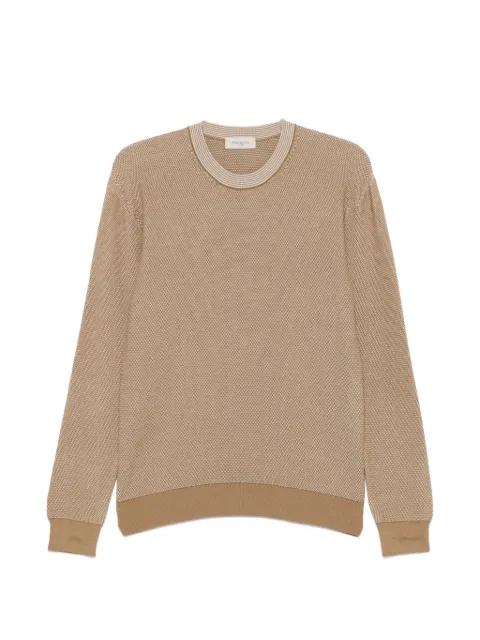patterned crewneck sweater by PIACENZA 1733
