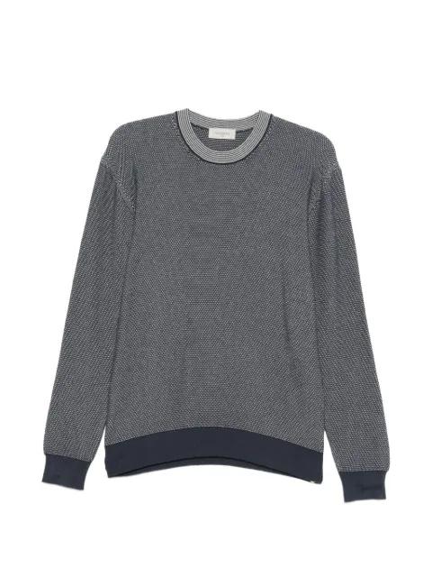 patterned silk sweater by PIACENZA 1733