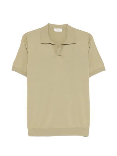 Sailor cotton polo shirt by PIACENZA CASHMERE