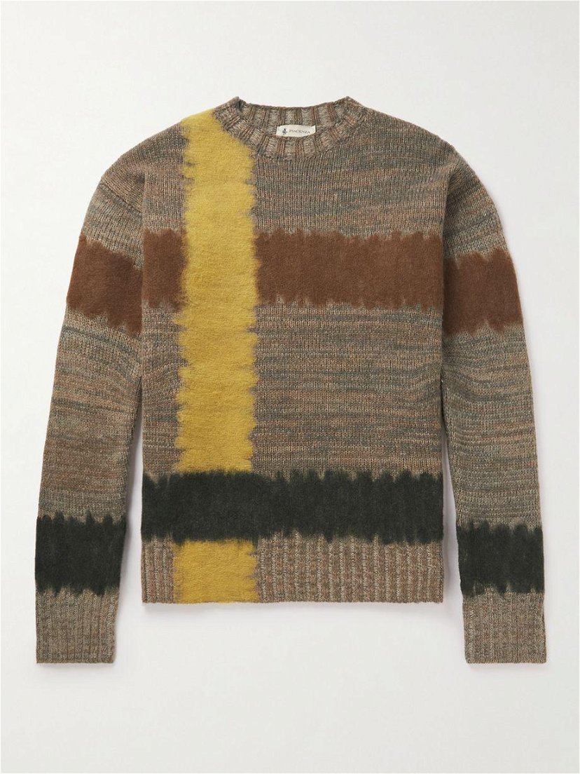 Wool-Jacquard Sweater by PIACENZA CASHMERE | jellibeans