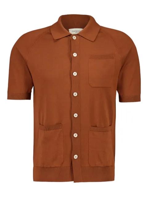 buttoned raglan-sleeve shirt by PIACENZA CASHMERE