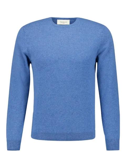 crew-neck cashmere sweater by PIACENZA CASHMERE