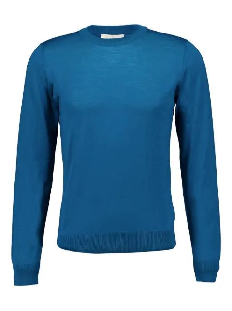 crew-neck merino wool sweater by PIACENZA CASHMERE