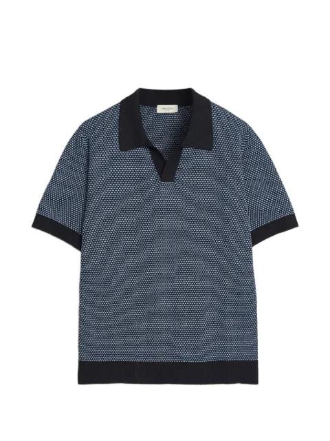 patterned polo shirt by PIACENZA CASHMERE