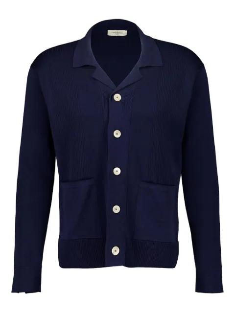 ribbed-knit cardigan by PIACENZA CASHMERE