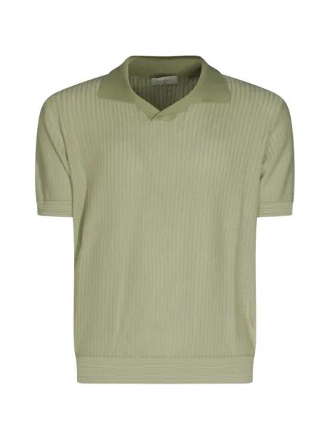 ribbed-knit polo shirt by PIACENZA CASHMERE