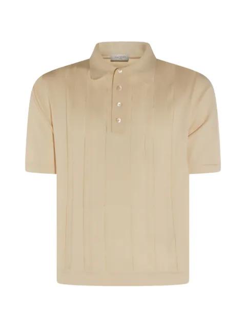vertical-stripe polo shirt by PIACENZA CASHMERE