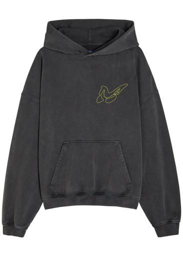 Butterfly hoodied cotton sweatshirt by PICANTE