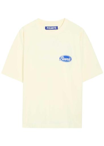 Sienna logo-print cotton T-shirt by PICANTE