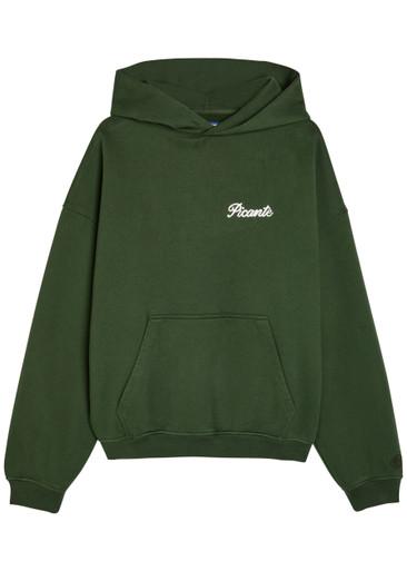 Tailor logo-embroidered hoodied cotton sweatshirt by PICANTE