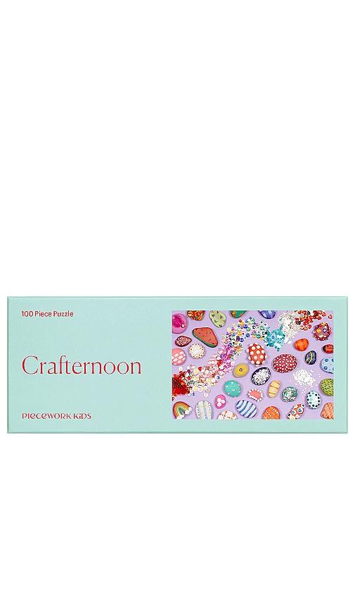 Piecework Crafternoon Kid's Puzzle in Blue by PIECEWORK