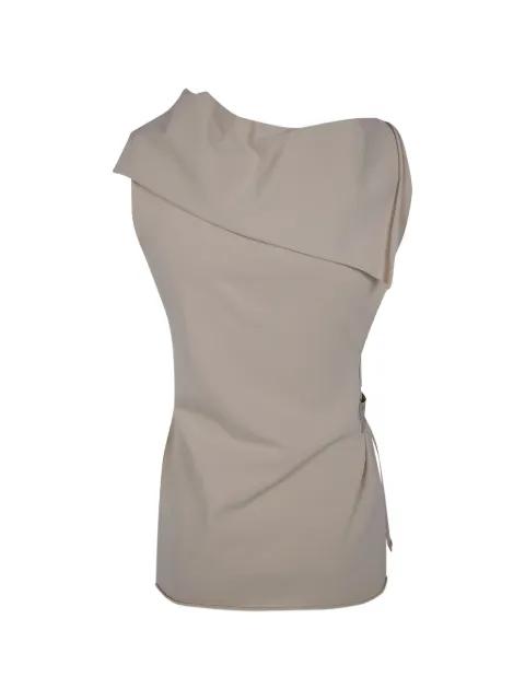 draped belted top by PIERANTONIOGASPARI