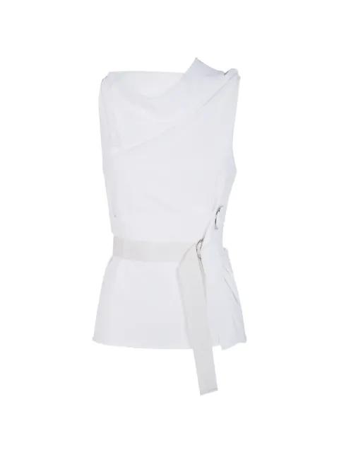 draped ring-detail top by PIERANTONIOGASPARI