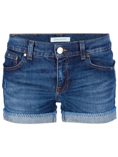 denim shorts by PIERRE BALMAIN