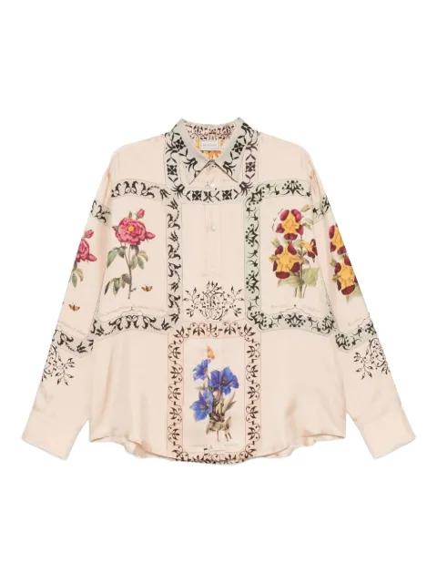 ALOEGOTS floral-print shirt by PIERRE-LOUIS MASCIA