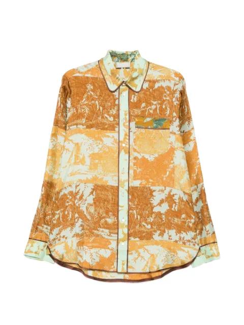 Aloe Toile de Jouy-print shirt by PIERRE-LOUIS MASCIA