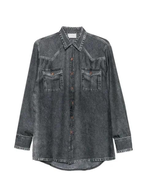 Aloe faux-denim shirt by PIERRE-LOUIS MASCIA