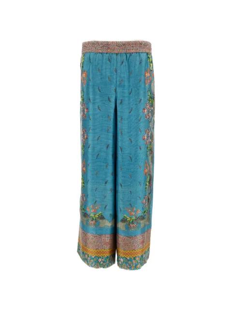 Aloe floral-print palazzo pants by PIERRE-LOUIS MASCIA