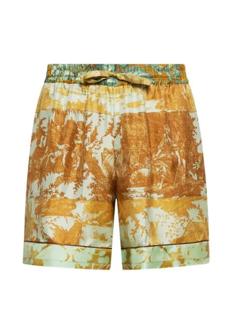 Aloe floral-print shorts by PIERRE-LOUIS MASCIA