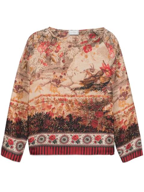 Aloe long-sleeve T-shirt by PIERRE-LOUIS MASCIA