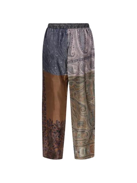 Aloe paisley patchwork trousers by PIERRE-LOUIS MASCIA