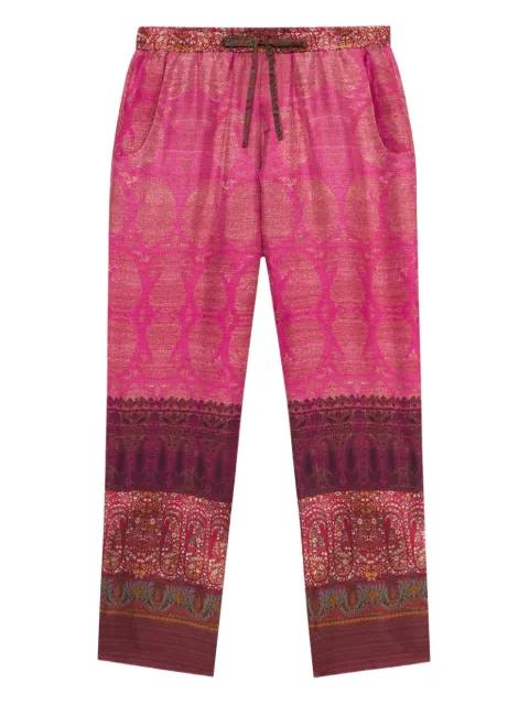 Aloe paisley-print drawstring trousers by PIERRE-LOUIS MASCIA