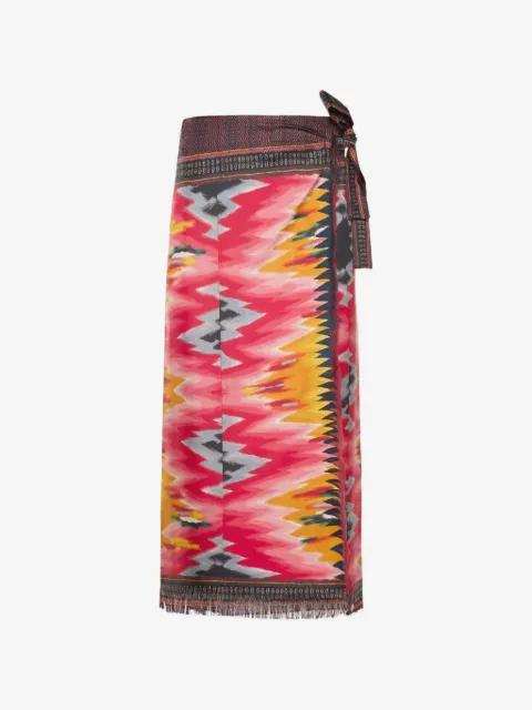Aloe wrap midi skirt by PIERRE-LOUIS MASCIA