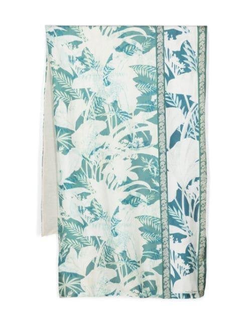 Aloesta floral-print silk scarf by PIERRE-LOUIS MASCIA